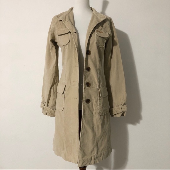 Tommy Hilfiger Jackets & Blazers - Y2K TOMMY JEANS Khaki Coat
